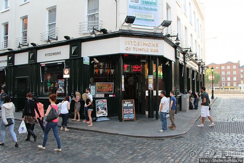 Эстетика ирландского общепита. Район "Temple bar"
