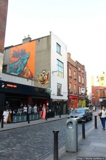Эстетика ирландского общепита. Район "Temple bar"