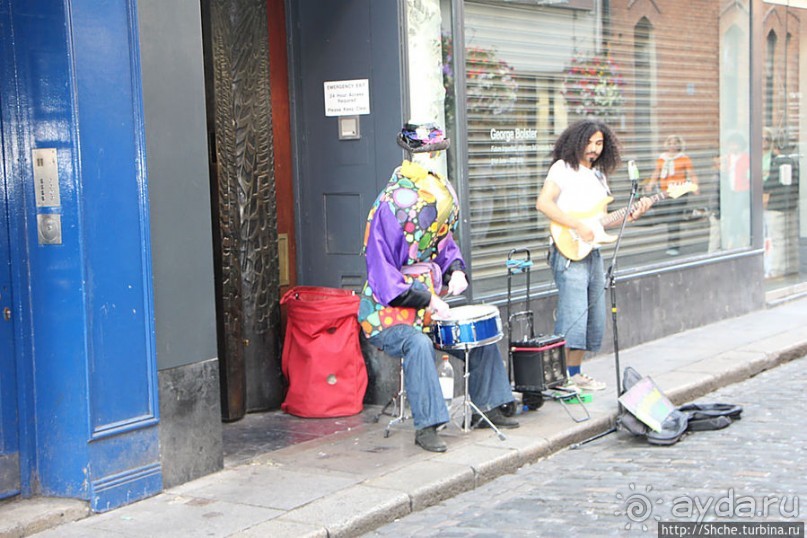 Эстетика ирландского общепита. Район "Temple bar"