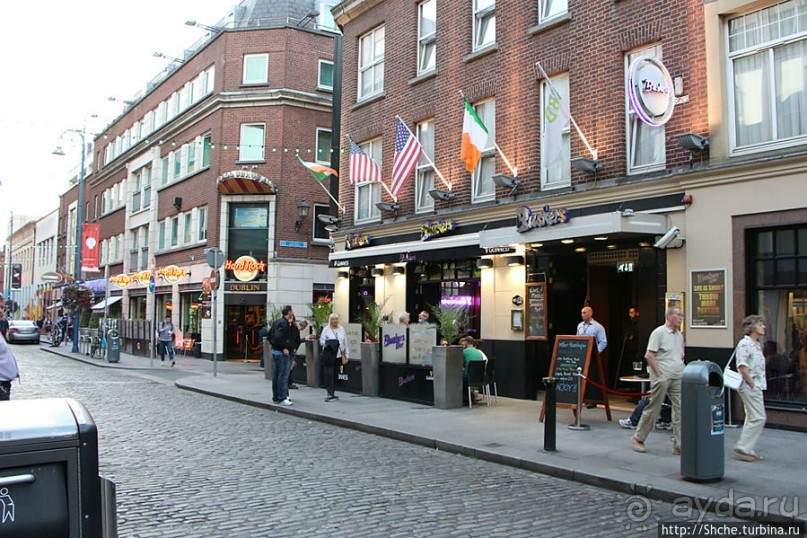 Эстетика ирландского общепита. Район "Temple bar"
