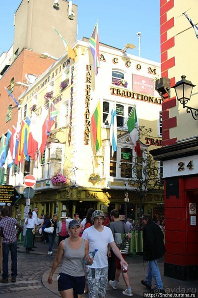 Эстетика ирландского общепита. Район "Temple bar"