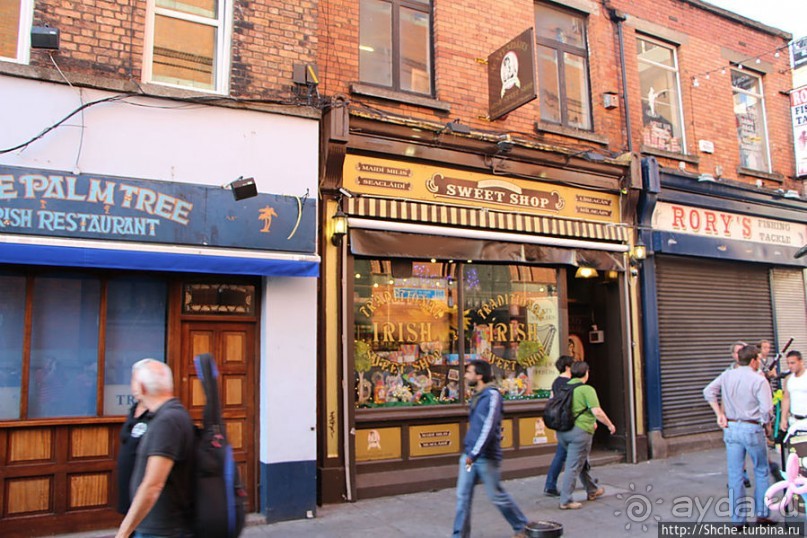 Эстетика ирландского общепита. Район "Temple bar"