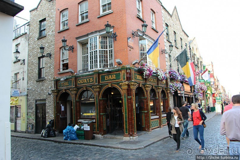 Эстетика ирландского общепита. Район "Temple bar"