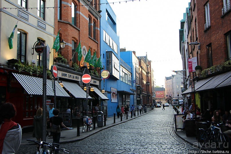 Эстетика ирландского общепита. Район "Temple bar"