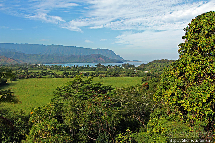 Север Кауаи, залив Ханалей — места для "дикого" отдыха