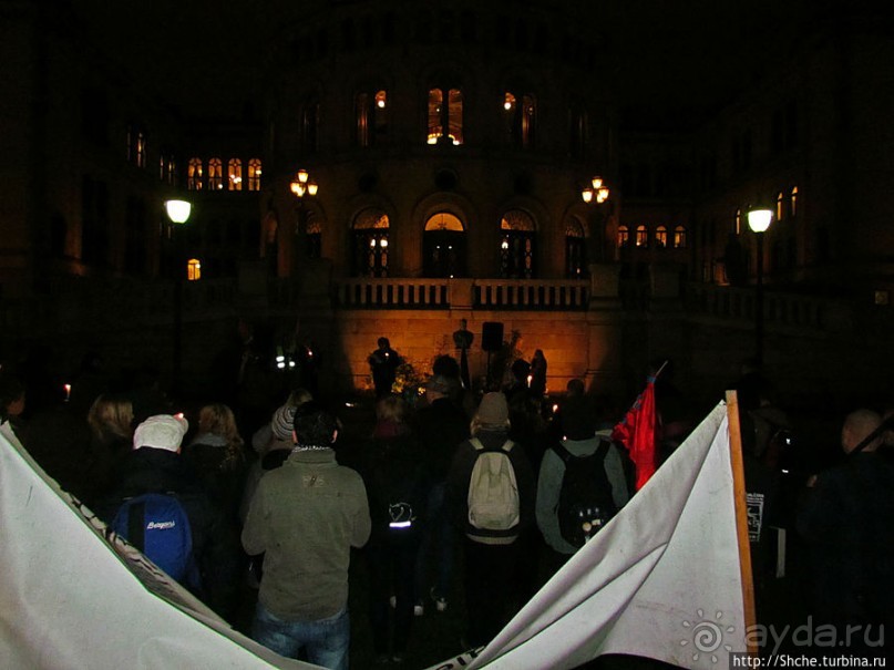 Вольяжной походкой по ночному Осло