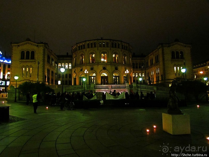 Вольяжной походкой по ночному Осло