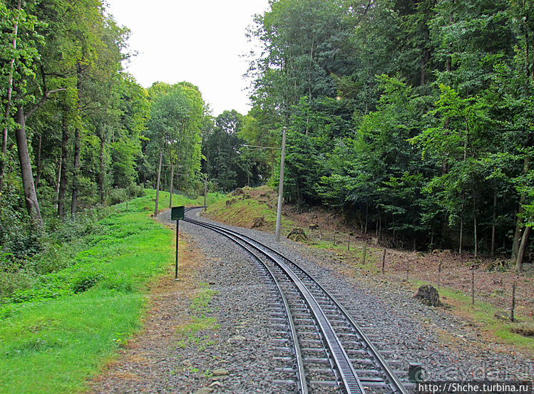 На фуникулере на гору Дракона — Драхенфельс (Drachenfels)