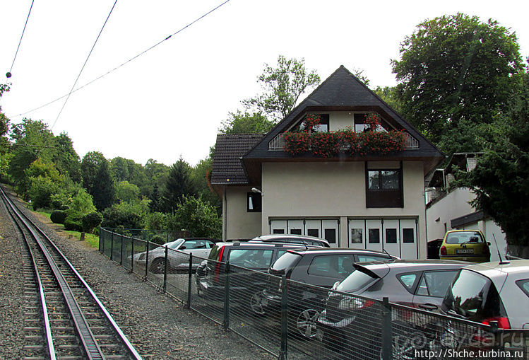 На фуникулере на гору Дракона — Драхенфельс (Drachenfels)