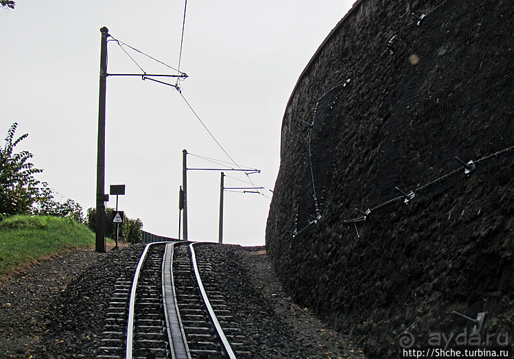 На фуникулере на гору Дракона — Драхенфельс (Drachenfels)