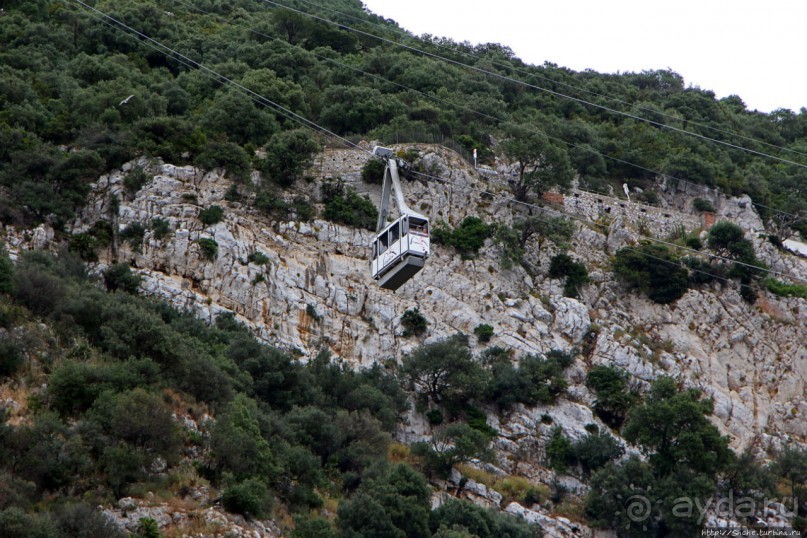 "Cable Car" на самый верх Гибралтара