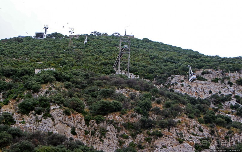 "Cable Car" на самый верх Гибралтара