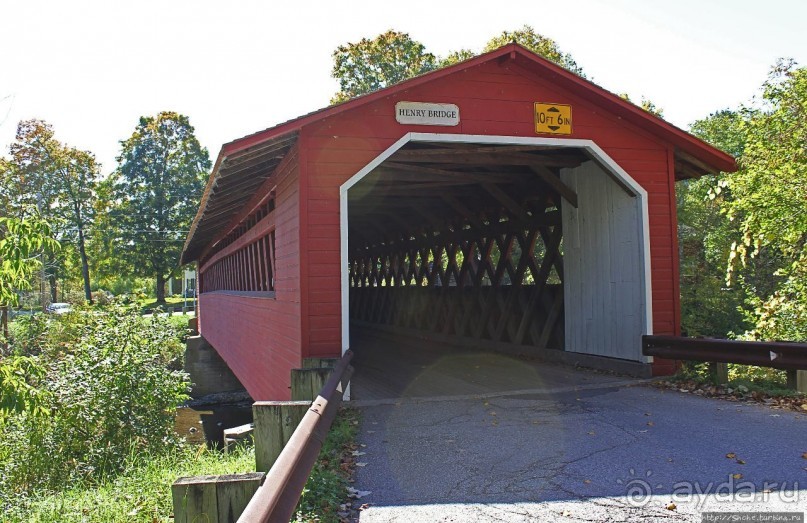 В гостях у Радуги. Крытые мосты Вермонта. Мост Генри и пиво