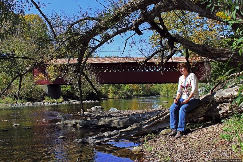 В гостях у Радуги. Крытые мосты Вермонта. Мост Генри и пиво