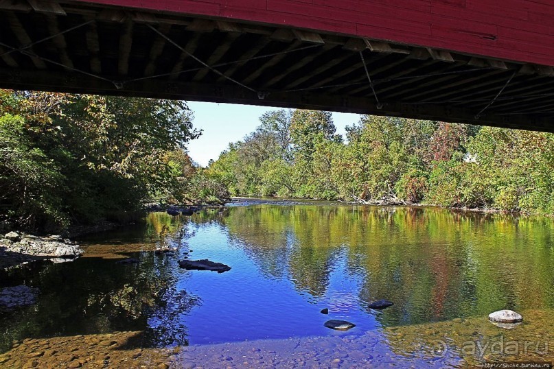 В гостях у Радуги. Крытые мосты Вермонта. Мост Генри и пиво