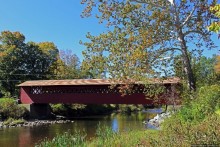 В гостях у Радуги. Крытые мосты Вермонта. Мост Генри и пиво