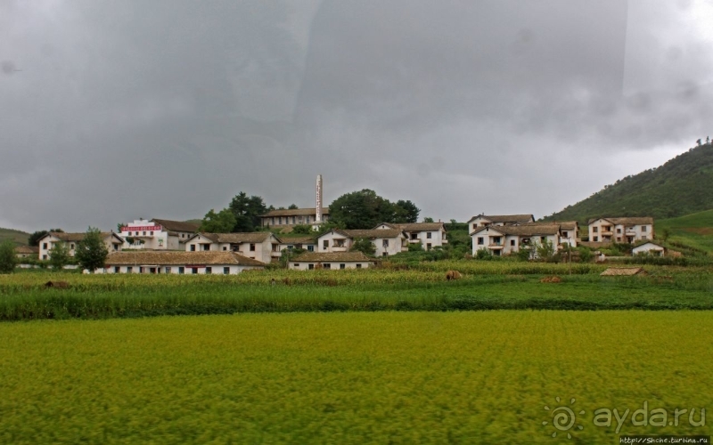 Катим по КНДР. Сельские пейзажи на северо-восток от Кэсона 