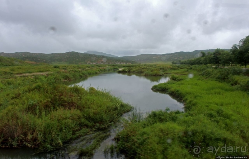 Катим по КНДР. Сельские пейзажи на северо-восток от Кэсона 