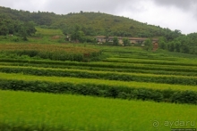 Катим по КНДР. Сельские пейзажи на северо-восток от Кэсона 