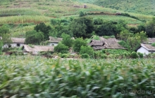 Катим по КНДР. Сельские пейзажи на северо-восток от Кэсона 