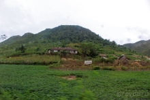 Катим по КНДР. Сельские пейзажи на северо-восток от Кэсона 