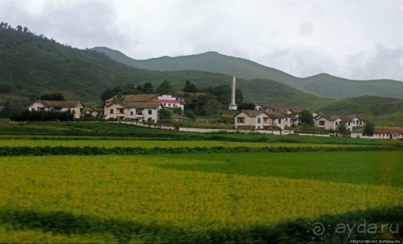 Катим по КНДР. Сельские пейзажи на северо-восток от Кэсона 