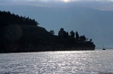 Мы на лодочке катались по Охриду-озеру