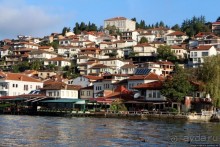 Мы на лодочке катались по Охриду-озеру