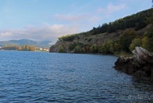 Мы на лодочке катались по Охриду-озеру