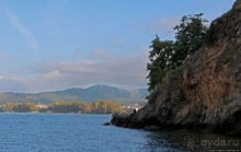 Мы на лодочке катались по Охриду-озеру