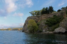 Мы на лодочке катались по Охриду-озеру