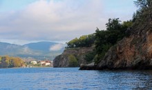 Мы на лодочке катались по Охриду-озеру