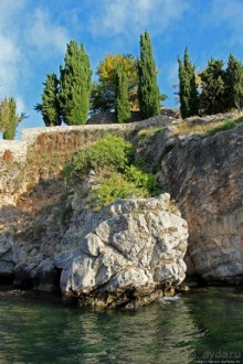 Мы на лодочке катались по Охриду-озеру