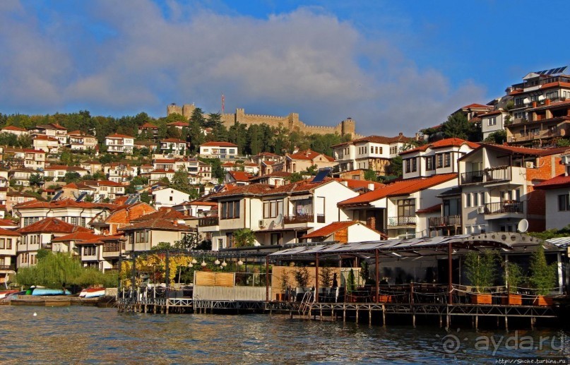 Мы на лодочке катались по Охриду-озеру