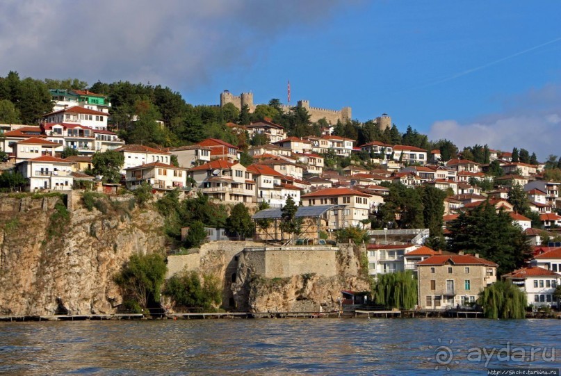 Мы на лодочке катались по Охриду-озеру