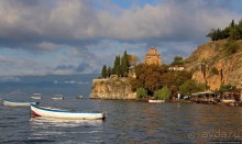 Мы на лодочке катались по Охриду-озеру