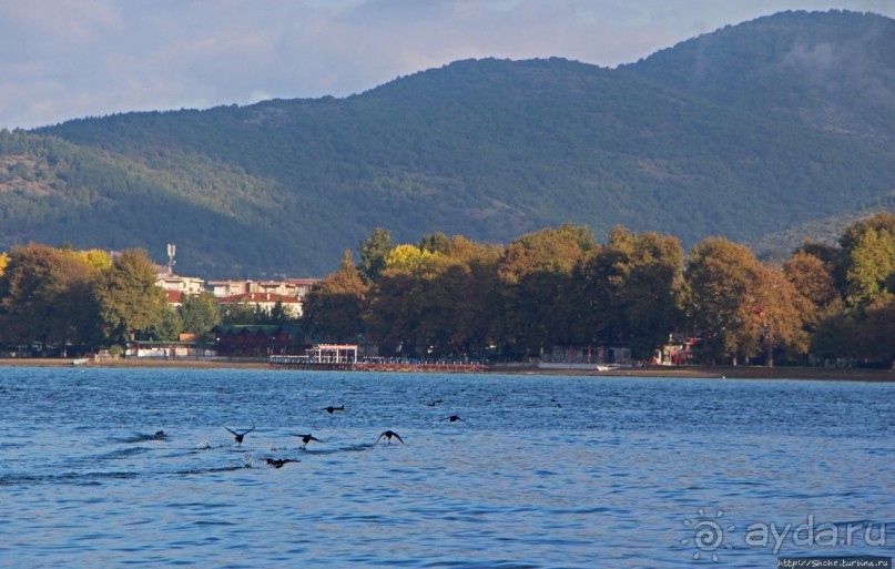 Мы на лодочке катались по Охриду-озеру