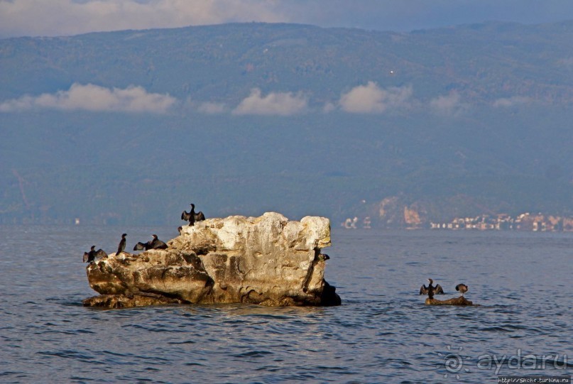 Мы на лодочке катались по Охриду-озеру