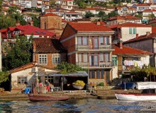 Мы на лодочке катались по Охриду-озеру