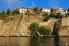 Мы на лодочке катались по Охриду-озеру