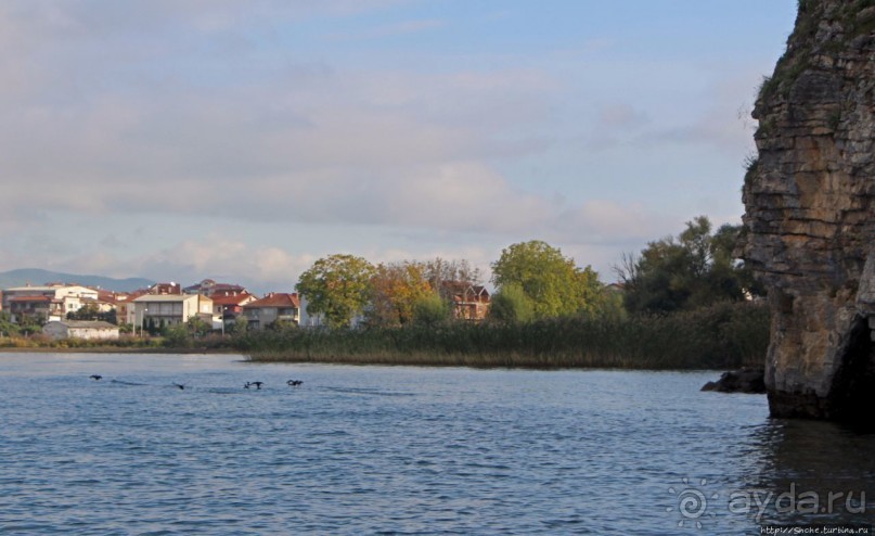 Мы на лодочке катались по Охриду-озеру