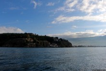 Мы на лодочке катались по Охриду-озеру