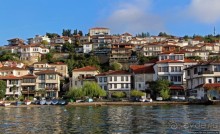 Мы на лодочке катались по Охриду-озеру