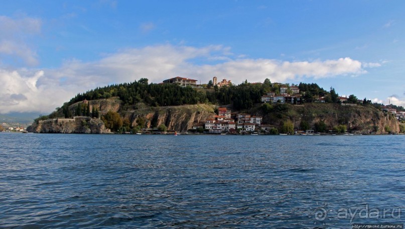 Мы на лодочке катались по Охриду-озеру