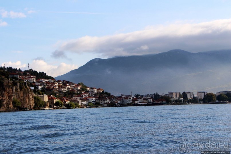 Мы на лодочке катались по Охриду-озеру