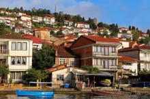 Мы на лодочке катались по Охриду-озеру