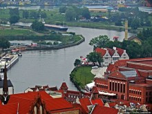 Панорамные виды на сказочный Гданьск с колокольни св. Марии