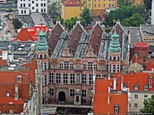 Панорамные виды на сказочный Гданьск с колокольни св. Марии