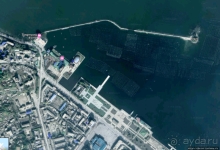 Ночной рынок морепродуктов на искусственном моле в Вонсане