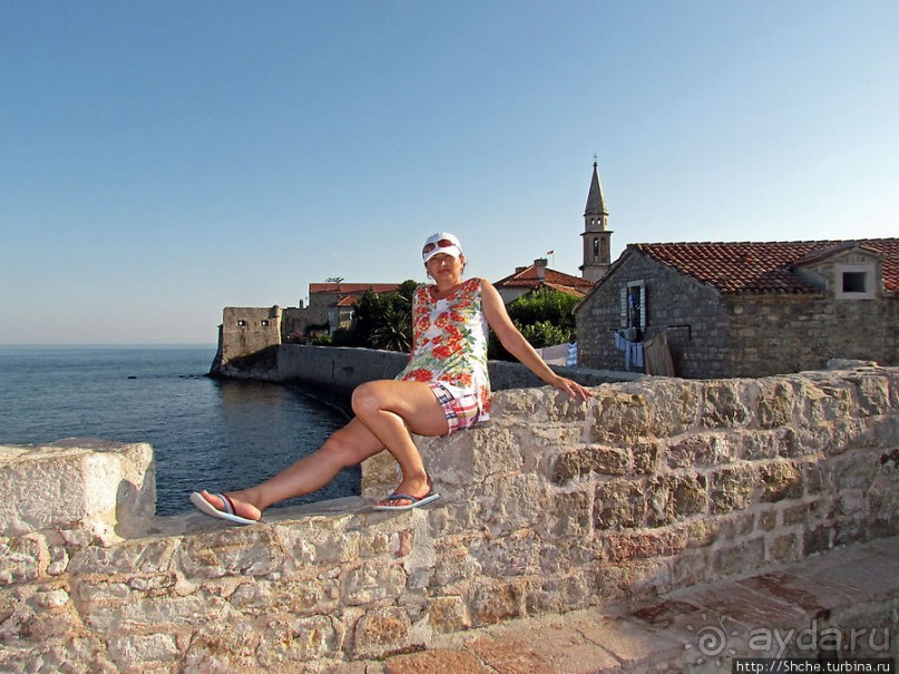 Прогулка по крепостной стене Старой Будвы